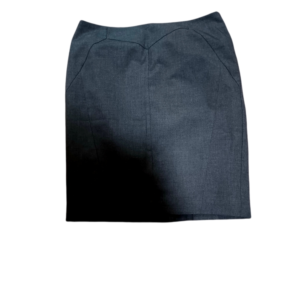 Worthington Petite 6p Gray Pencil Skirt Formal Office Work Wear Bodycon